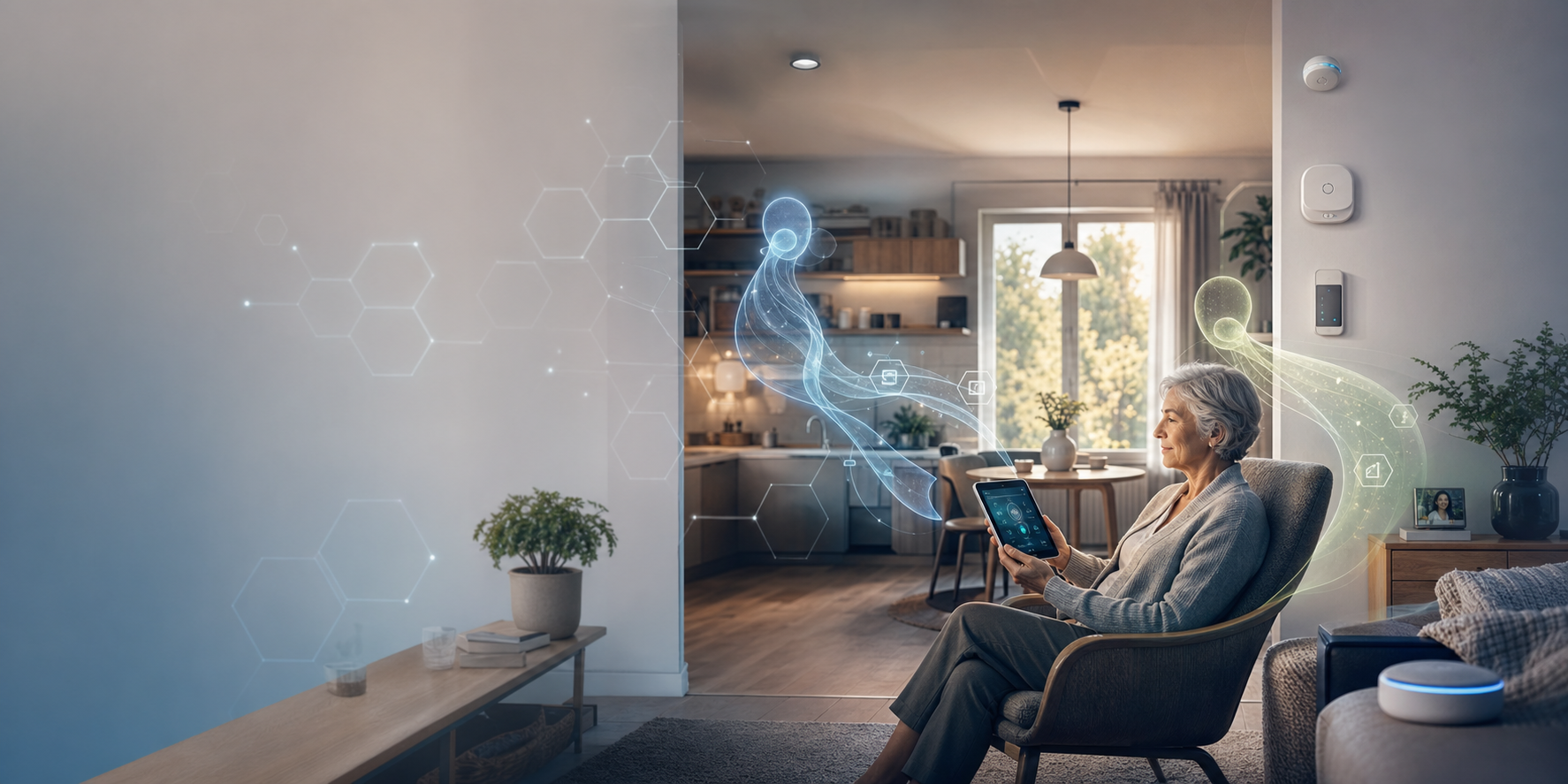xx-care Operating Layer mit LEA und LEO fuer Alltagssicherheit zuhause